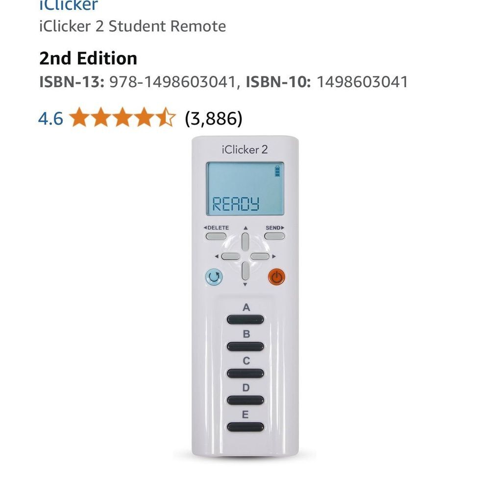 iclicker 2‎ student class remote with access code - Picture 8 of 8